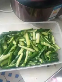 Make Homemade cucumber step 2