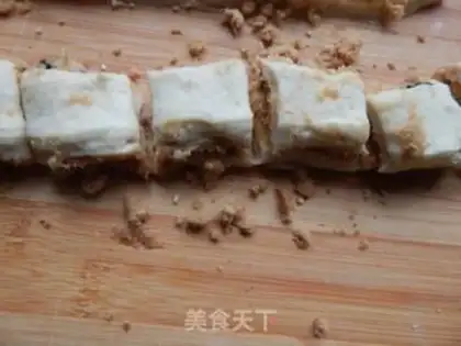 Make Let go of the meat and tear bread step 14