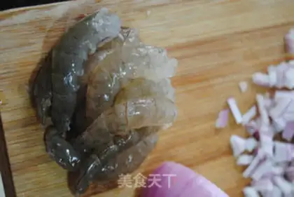 Make Black pepper shrimp cheese step 1