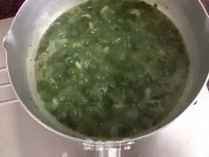 Make A bean scab step 12