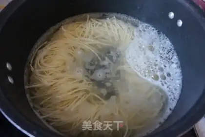 Make ♪ Spaghetti noodles ♪ step 2