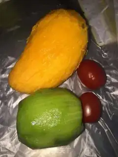 Make A glass of fruit yogurt step 1