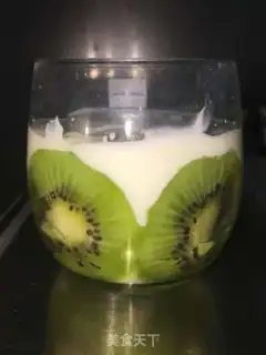 Make A glass of fruit yogurt step 3