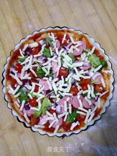 Make Scrumptious sausage pizza step 5