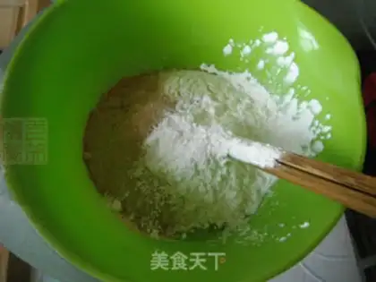 Make Red-tree souffle ball step 4