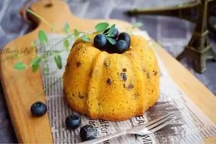 Make Chestnut red bean pound cake step 10