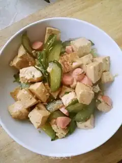 Make Cucumber tofu step 5