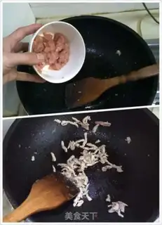 Make Celery beans with fried meat step 5