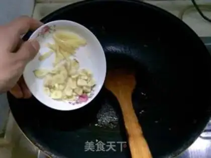 Make Celery beans with fried meat step 6