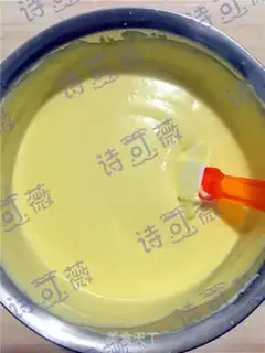 Make Six inches mango mousse step 6