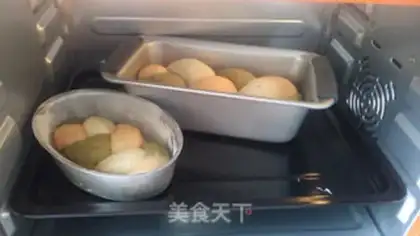 Make Three colored toast step 11