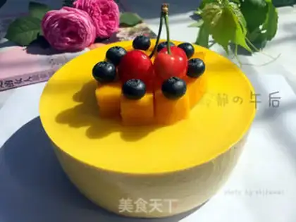 Make Six inches mango mousse step 12