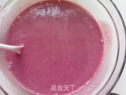 Make Cranberry popsicle step 3