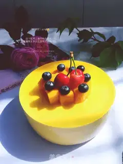 Make Six inches mango mousse step 14