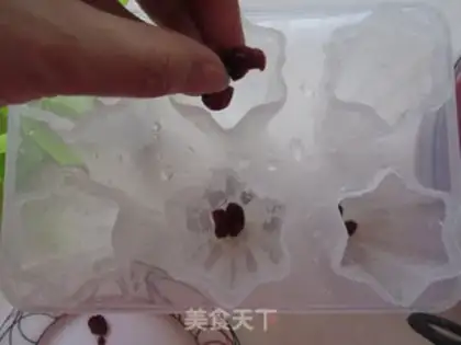 Make Cranberry popsicle step 5