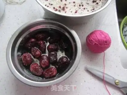 Make Red bean dates step 5