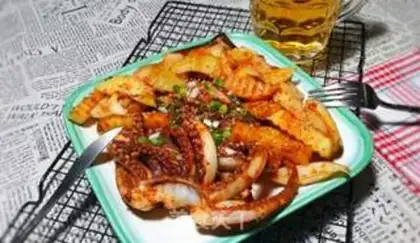 Make Hot roast squid step 12