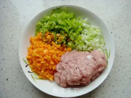 Make Pepper pork roll step 5