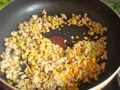 Make Pepper pork roll step 8