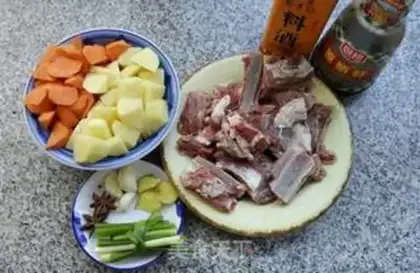 Make Lamb chop soup pan step 0