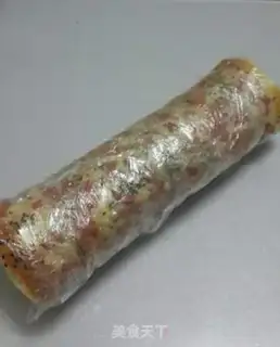 Make Ham chicken pine rolls step 10