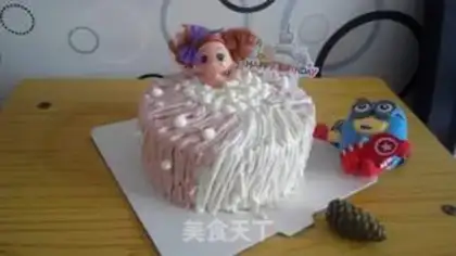 Make Bath doll step 3