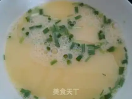 Make Fresh chicken silk and eggs step 2