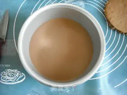 Make Big chocolate mousse cake step 19