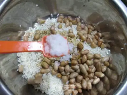 Make Battery peanut rice step 3