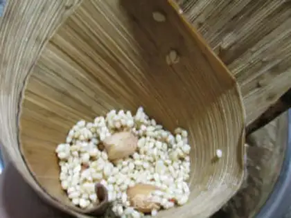 Make Battery peanut rice step 4