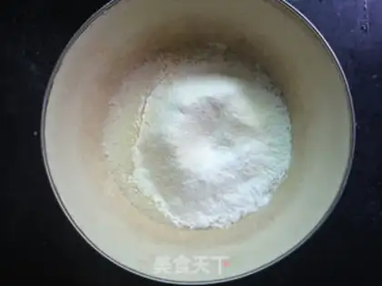 Make Double-coloured sesame flint step 2