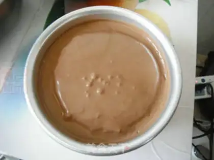 Make Big chocolate mousse cake step 21
