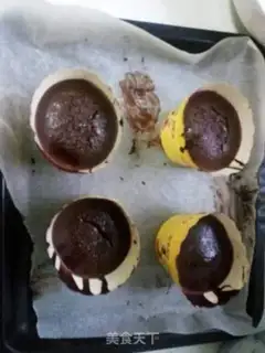 Make Chocolate lava cake step 9