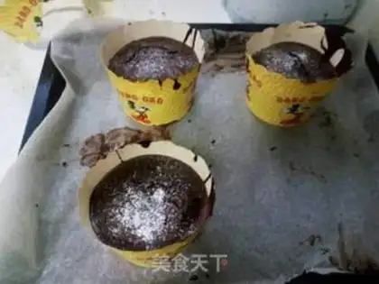 Make Chocolate lava cake step 10
