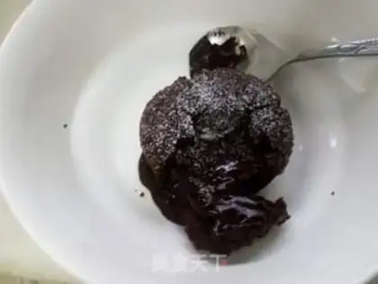 Make Chocolate lava cake step 11