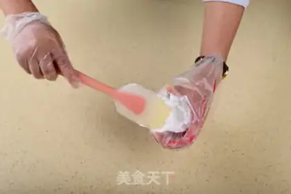 Make Rainbow cake step 15
