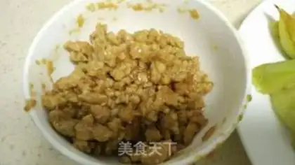 Make Bean petals and red cheese step 6