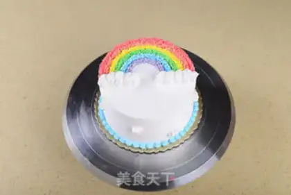 Make Rainbow cake step 22
