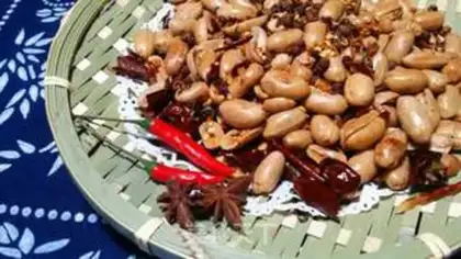 Make Spicy peanut rice step 9