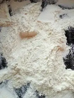 Make Black sesame pepper waffles step 4