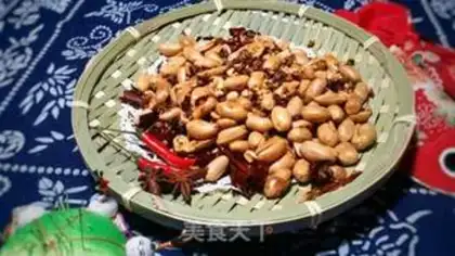 Make Spicy peanut rice step 11