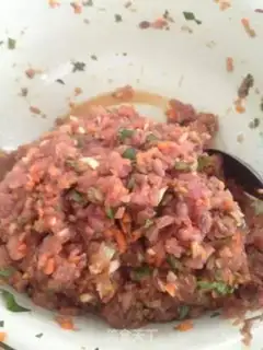 Make Dry pan sticker step 1