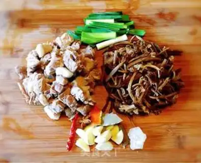 Make Tea mushrooms burn ribs step 0