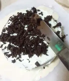 Make Black forest cake step 17