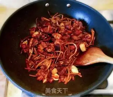 Make Tea mushrooms burn ribs step 3