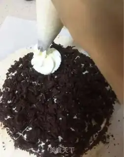 Make Black forest cake step 18