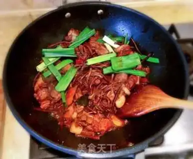 Make Tea mushrooms burn ribs step 5