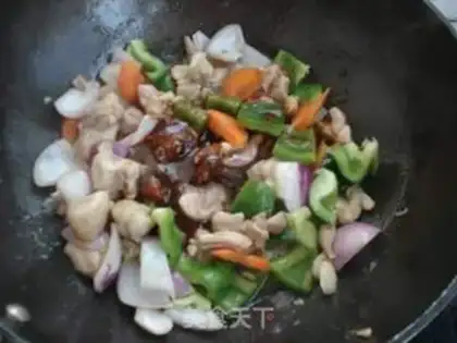 Make A salsa and chicken step 6