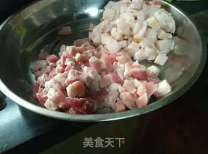 Make Peas roasted meat step 2