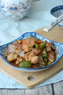 Make A salsa and chicken step 8